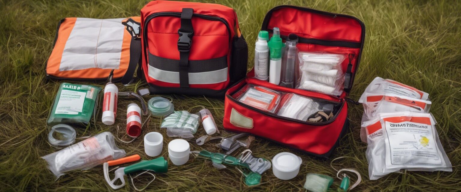 Camping safety gear arrangement